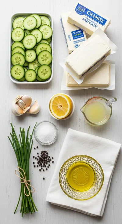 Cucumber Cream Cheese Spread Recipe - cooking process