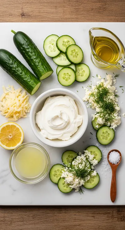 Cucumber Cream Cheese Spread – Easy Fresh Recipe - cooking process