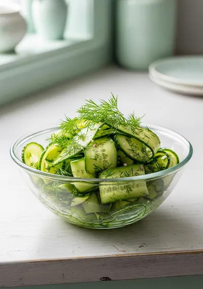 Cucumber Dill Salad – Fresh & Easy Veggie Dish