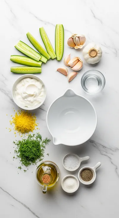 Cucumber Dip – Fresh and Easy - cooking process