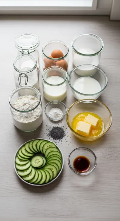 Cucumber Muffins – Easy Homemade Breakfast - cooking process