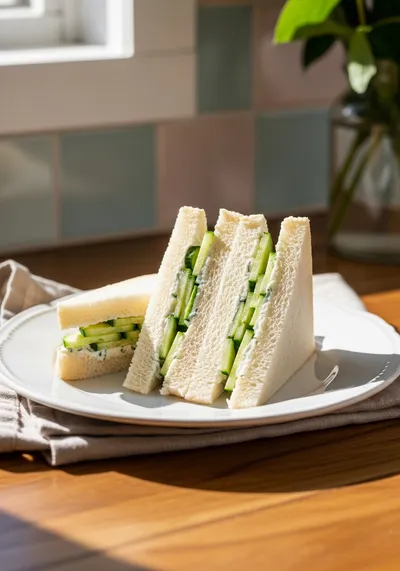Easy Cucumber Sandwiches – Fresh Tea Sandwiches