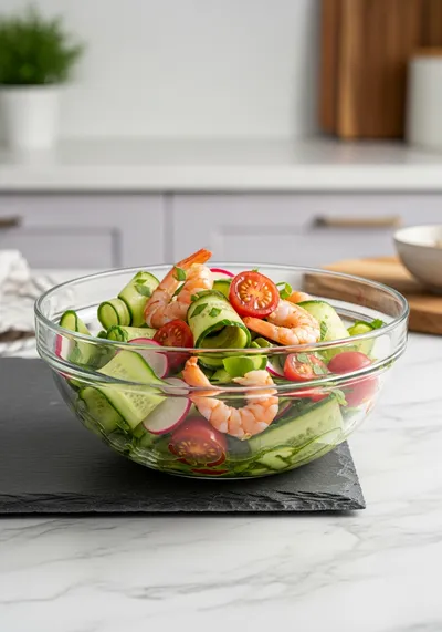 Cucumber Shrimp Salad