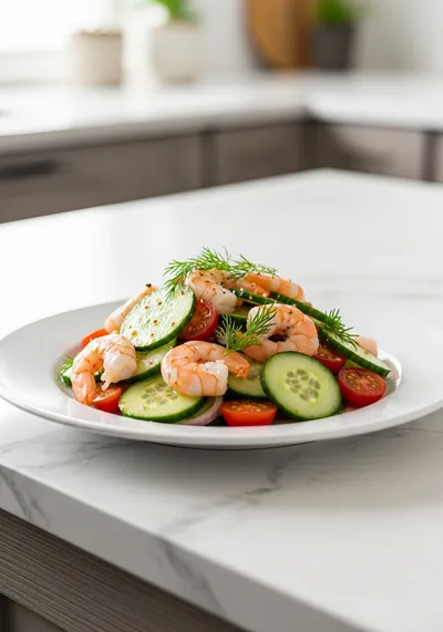 Cucumber Shrimp Salad