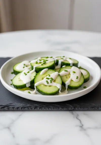 Cucumber Snack With Ranch – Ready in 5 Minutes