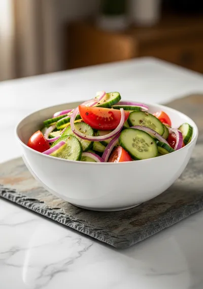 Cucumber Tomato Onion Salad – Fresh & Easy Summer Side