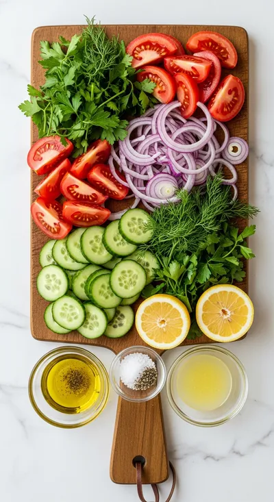 Cucumber Tomato Onion Salad – Fresh & Easy Summer Side - cooking process