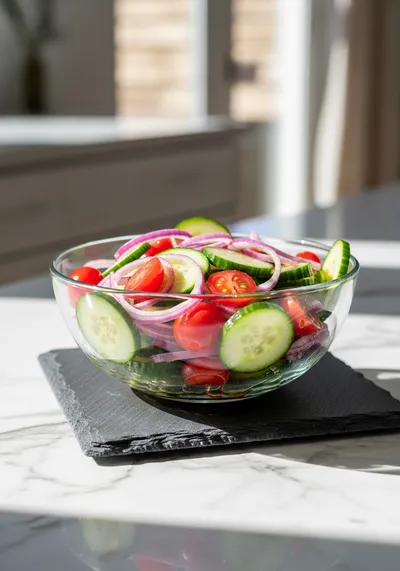Cucumber Tomato Onion Salad – Fresh & Easy Summer Side