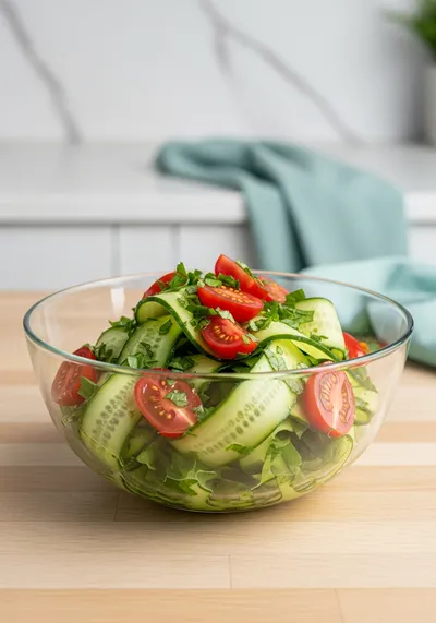 Cucumber Tomato Salad – Fresh, Easy & Flavorful