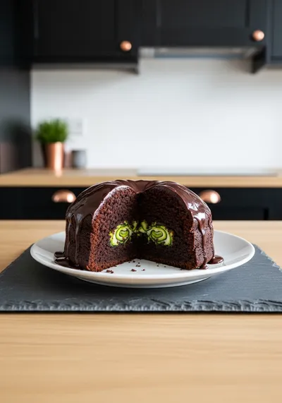 Dark Chocolate Zucchini Cake