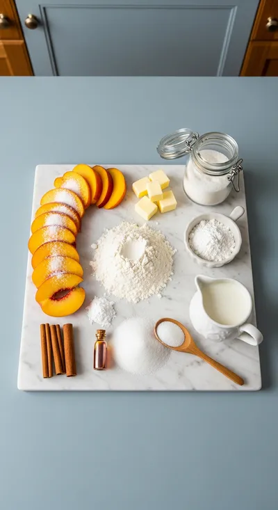 Double Crust Peach Cobbler Recipe - cooking process