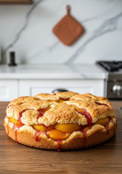 Double Crust Peach Cobbler