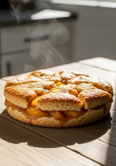 Double Crust Peach Cobbler