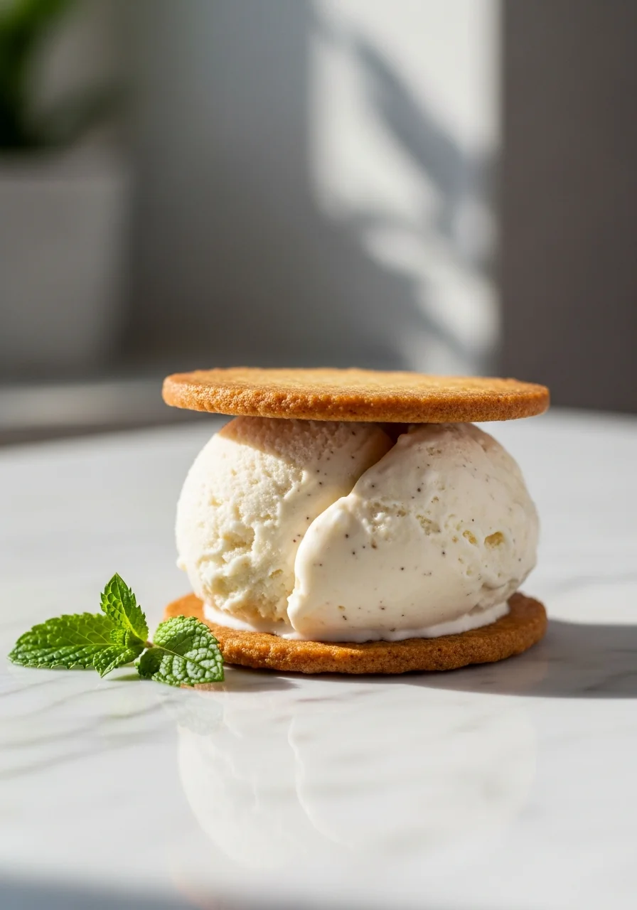 Easy Skinny Ice Cream Sandwiches