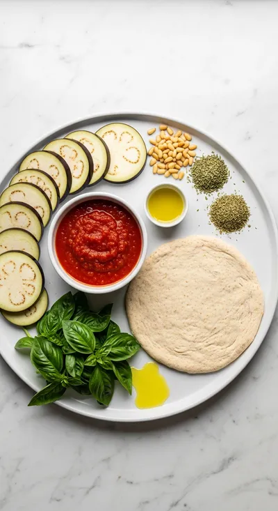 Eggplant Pizza – Vegan & Vegetarian - cooking process