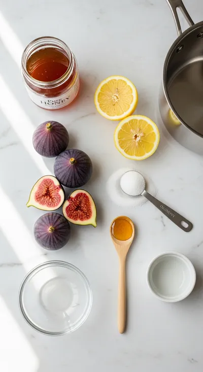 Homemade Fig Jam - cooking process
