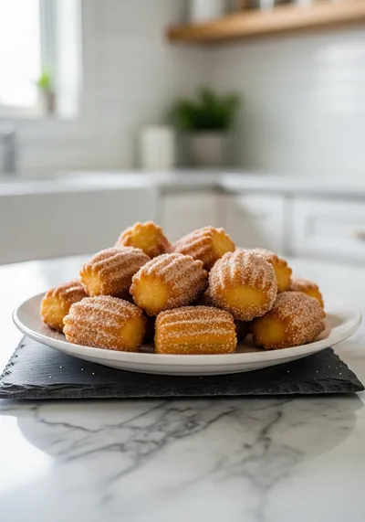 Fluffy Air Fryer Churro Bites