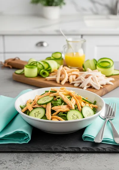 Fresh Cucumber Chicken Salad – Simple, Crunchy & Quick
