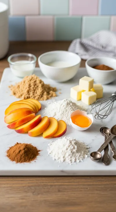 Fresh Peach Cobbler – Easy Homemade Southern Dessert - cooking process