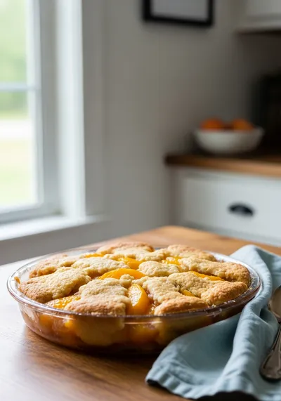 Fresh Southern Peach Cobbler