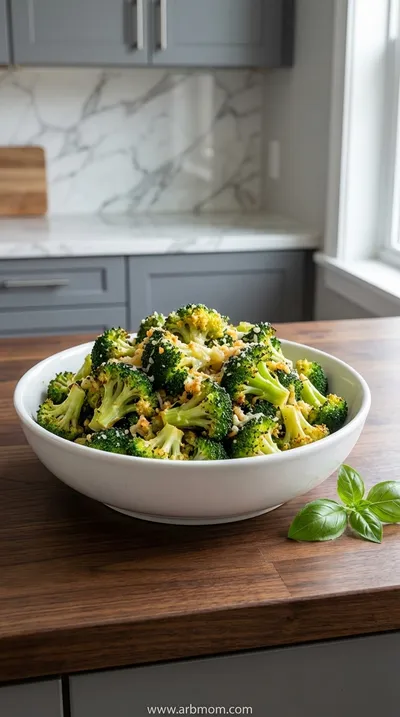 Garlic Parmesan Broccoli – Quick, Crispy, Cheesy