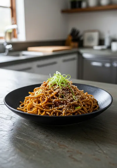 Garlic Sesame Noodles – 15‑Minute Quick Recipe