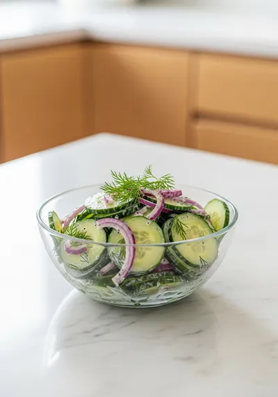 German Cucumber Salad – Fresh Veggie Delight