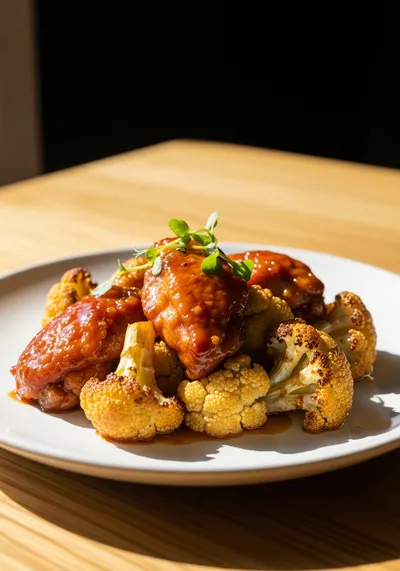 Glazed Orange Cauliflower Chicken Recipe