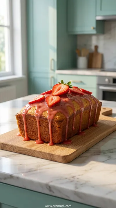 Glazed Strawberry Bread Recipe