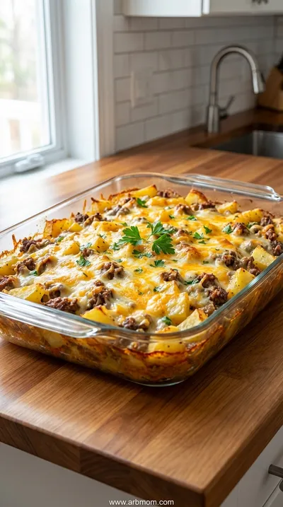 5-Ingredient Hamburger and Potato Casserole