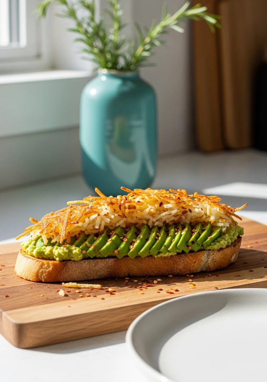 Hash Brown Avocado Toast – Healthy Little Vittles