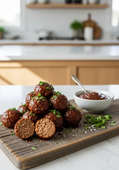 Healthy Vegan Mushroom Meatballs