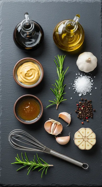 Homemade Balsamic Dressing Recipe - cooking process