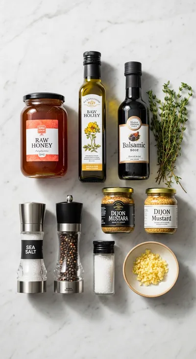 Simple Honey Balsamic Dressing - cooking process