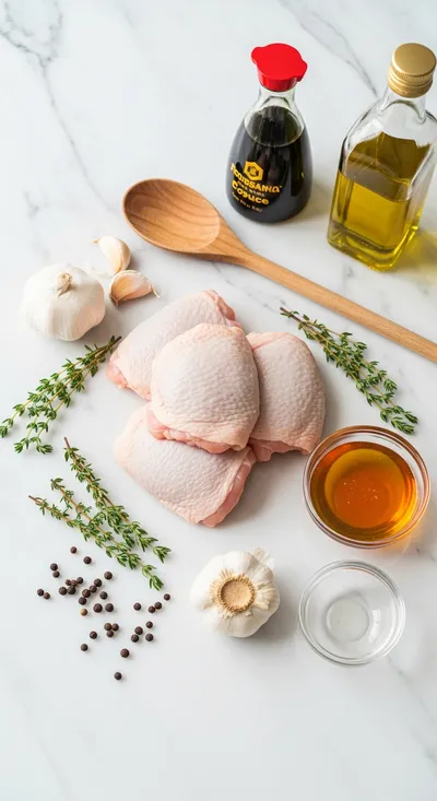 Honey Garlic Chicken Thighs Recipe - cooking process
