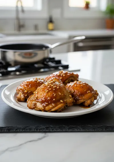 Honey Garlic Chicken Thighs – Quick Healthy Dinner