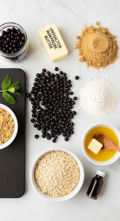 Huckleberry Crumb Bars – Buttery Berries - cooking process