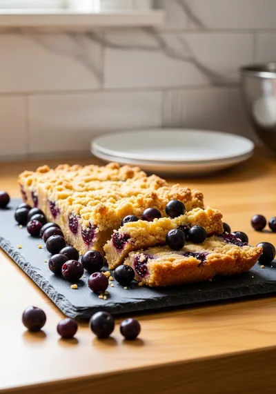 Huckleberry Crumb Bars – Buttery Fresh Berry Dessert