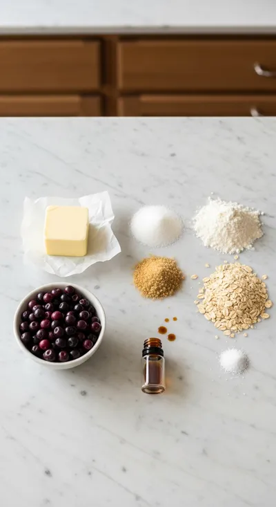 Huckleberry Crumb Bars – Buttery Fresh Berry Dessert - cooking process