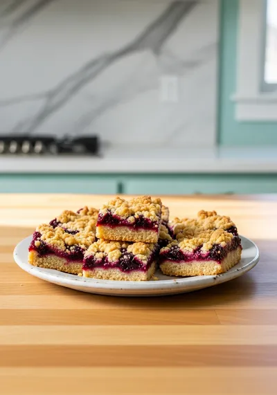 Huckleberry Crumb Bars – Buttery Fresh Berries