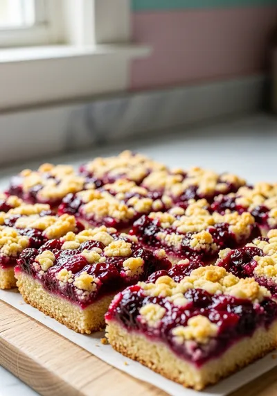Huckleberry Crumb Bars – Buttery Fresh Berry Dessert