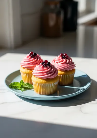 Huckleberry Cupcakes – Soft, Fluffy Frosted Delight