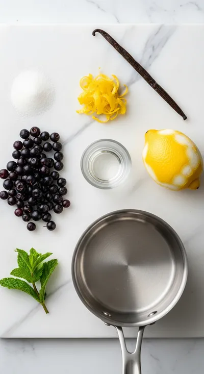 Huckleberry Freezer Jam Recipe - cooking process