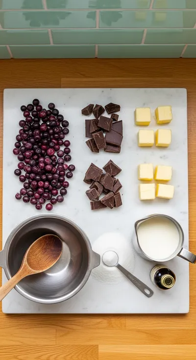 Huckleberry Fudge Recipe - cooking process