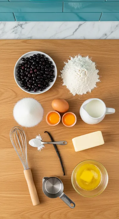 Easy Huckleberry Muffin Recipe - cooking process