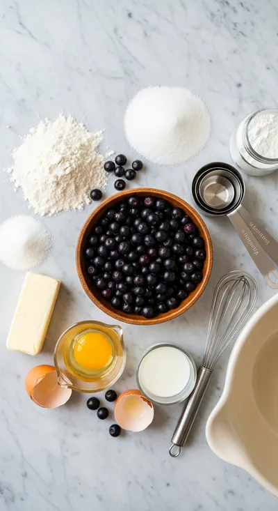 Easy Huckleberry Muffin Recipe - cooking process