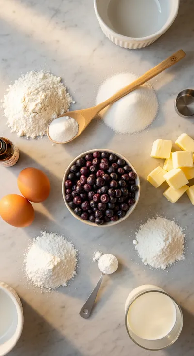 Easy Huckleberry Muffin Recipe - cooking process