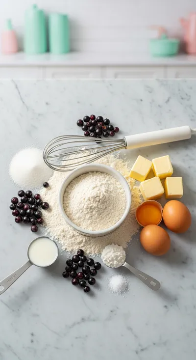 Huckleberry Muffins – Quick & Easy Breakfast - cooking process
