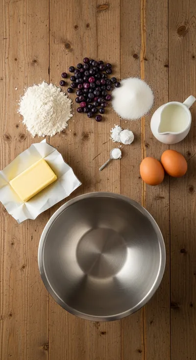 Huckleberry Scones – Buttery Bakery-Style - cooking process