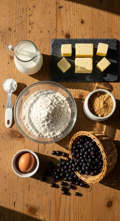 Huckleberry Scones – Buttery Bakery-Style Berry Scones - cooking process